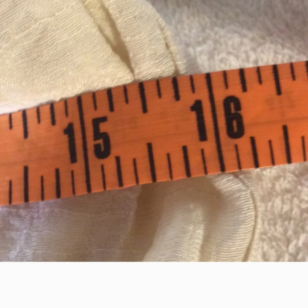 Vintage Cream Color Dress With Silver Bling and layered cascading  material - Picture 6 of 12